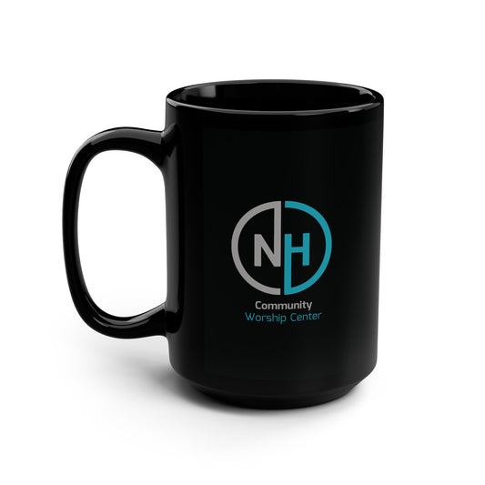 NH Black Mug, 15oz