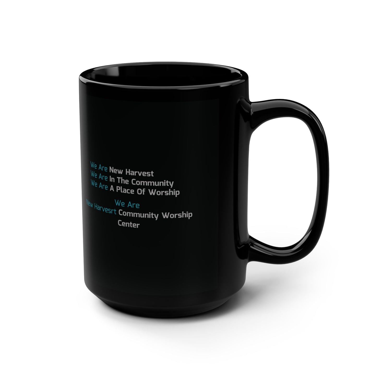 NH Black Mug, 15oz